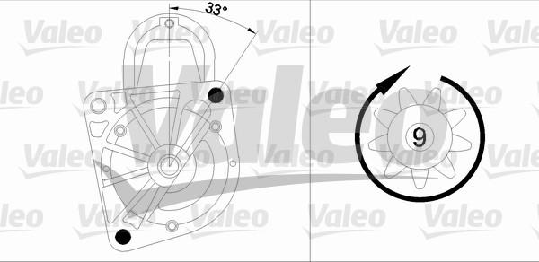 Valeo 455975 - Starteris autospares.lv