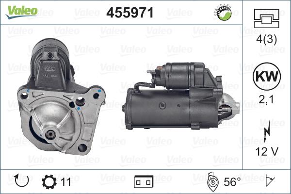 Valeo 455971 - Starter www.autospares.lv