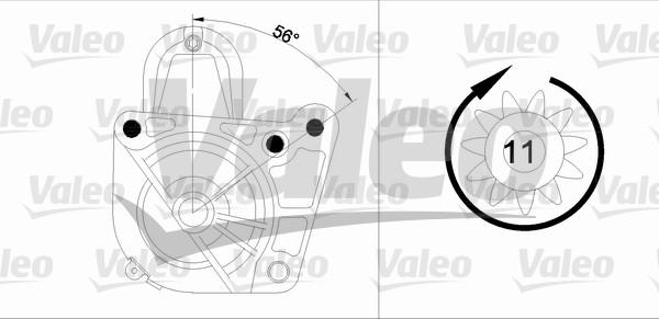 Valeo 455972 - Starter www.autospares.lv