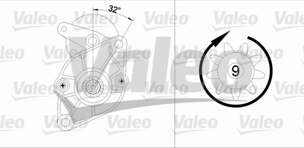 Valeo 455599 - Starteris www.autospares.lv