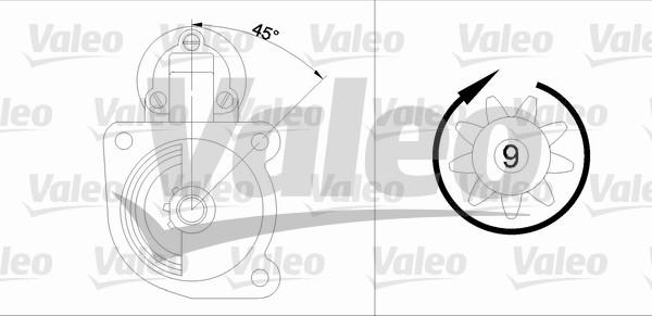 Valeo 455545 - Starteris www.autospares.lv