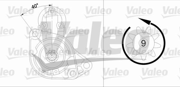 Valeo 455548 - Starter www.autospares.lv