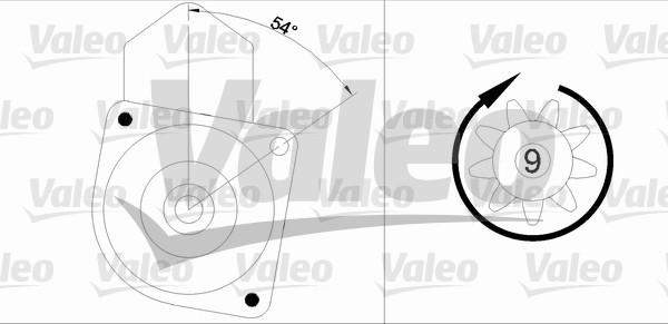 Valeo 455547 - Starteris autospares.lv