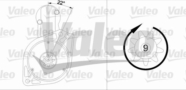 Valeo 455567 - Starteris www.autospares.lv