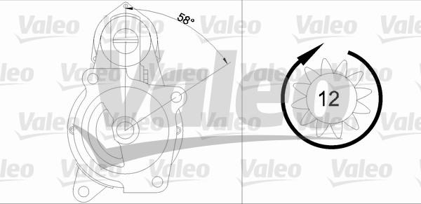 Valeo 455503 - Starteris www.autospares.lv