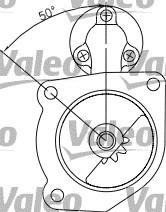 Valeo 455516 - Starteris www.autospares.lv