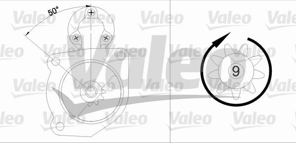 Valeo 455516 - Starter www.autospares.lv