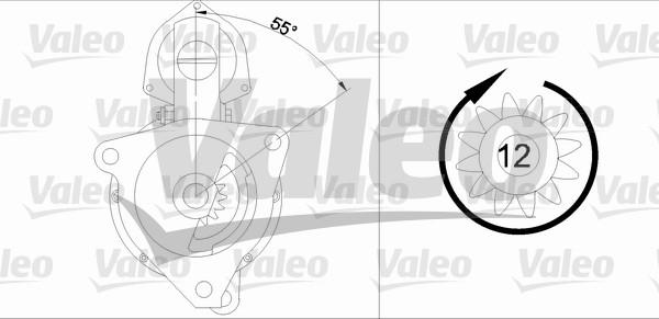 Valeo 455510 - Starteris www.autospares.lv