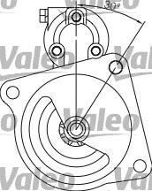 Valeo 455518 - Starteris autospares.lv