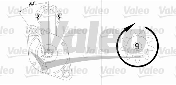 Valeo 455585 - Стартер www.autospares.lv