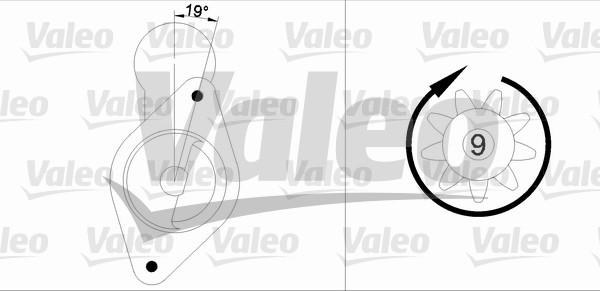 Valeo 455586 - Стартер www.autospares.lv