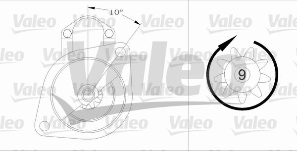 Valeo 455581 - Starteris autospares.lv