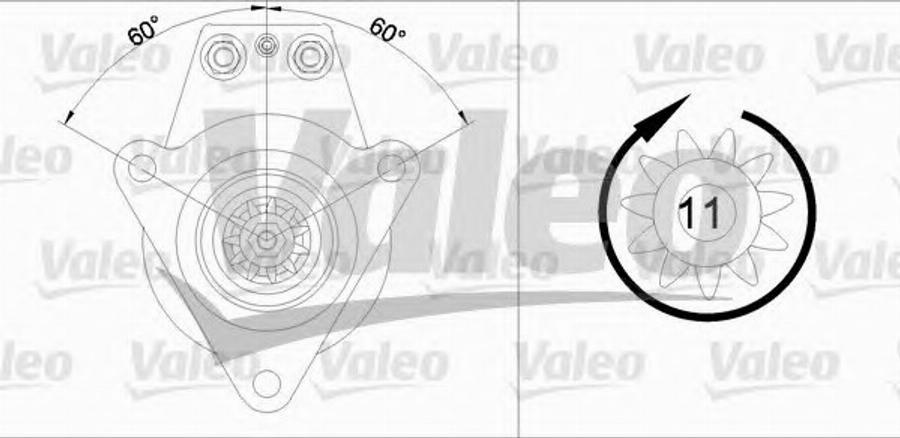 Valeo 455 535 - Starteris autospares.lv