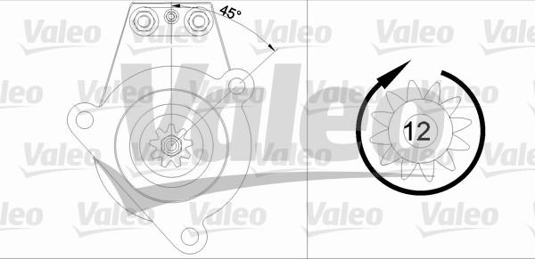 Valeo 455538 - Стартер www.autospares.lv