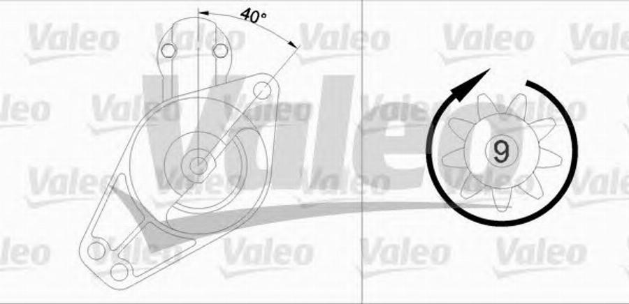 Valeo 455573 - Starteris www.autospares.lv