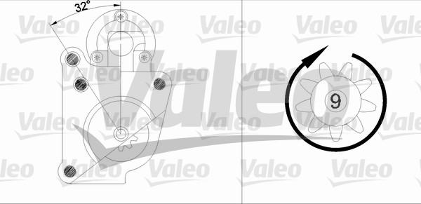 Valeo 455690 - Starteris www.autospares.lv