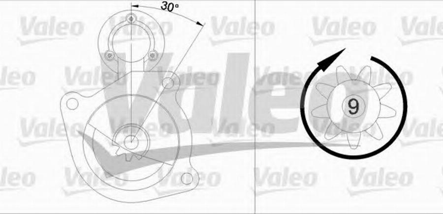 Valeo 455618 - Starter www.autospares.lv