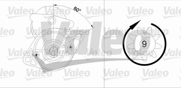 Valeo 455612 - Starteris autospares.lv