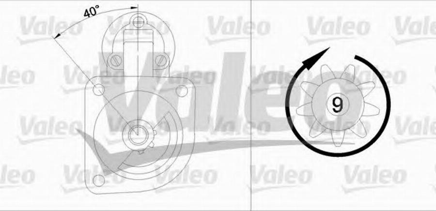 Valeo 455617 - Starteris autospares.lv