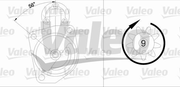 Valeo 455685 - Starteris autospares.lv