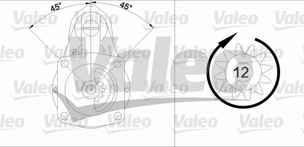 Valeo 455688 - Стартер www.autospares.lv