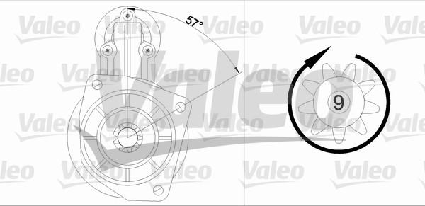 Valeo 455683 - Starteris autospares.lv