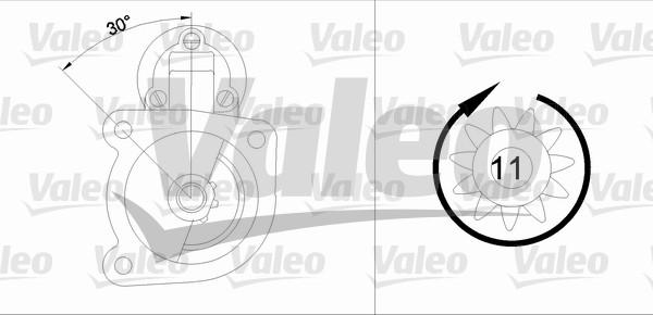 Valeo 455622 - Starteris www.autospares.lv