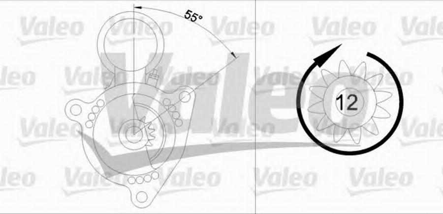 Valeo 455627 - Starter www.autospares.lv