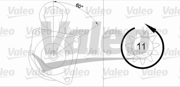 Valeo 455678 - Стартер www.autospares.lv