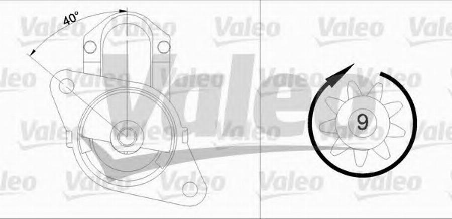 Valeo 455897 - Starter www.autospares.lv