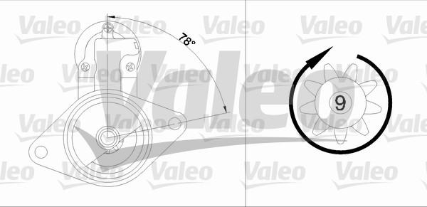 Valeo 455885 - Starteris www.autospares.lv