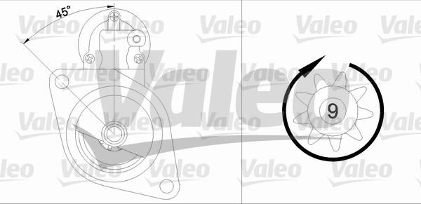 Valeo 455888 - Стартер www.autospares.lv