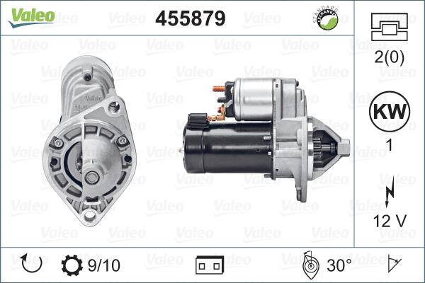 Valeo 455879 - Starteris autospares.lv