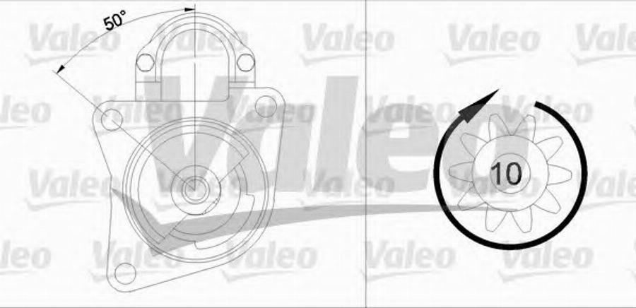 Valeo 455878 - Стартер www.autospares.lv