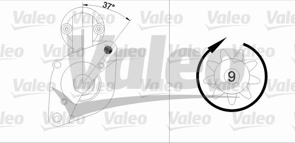 Valeo 455722 - Starteris www.autospares.lv