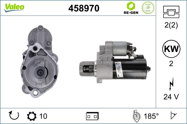 Valeo 458970 - Starteris www.autospares.lv