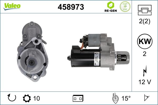 Valeo 458973 - Starteris autospares.lv