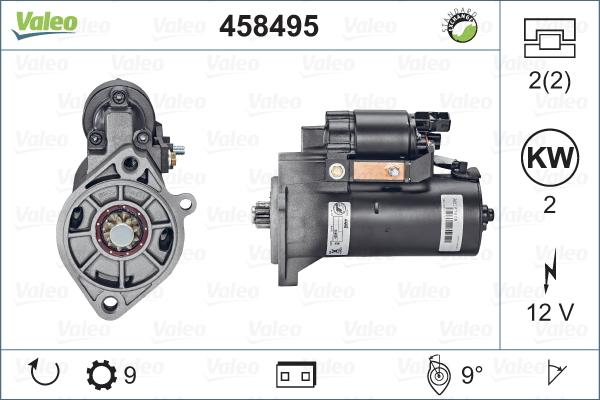 Valeo 458495 - Starter www.autospares.lv