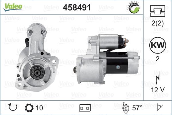 Valeo 458491 - Starteris autospares.lv