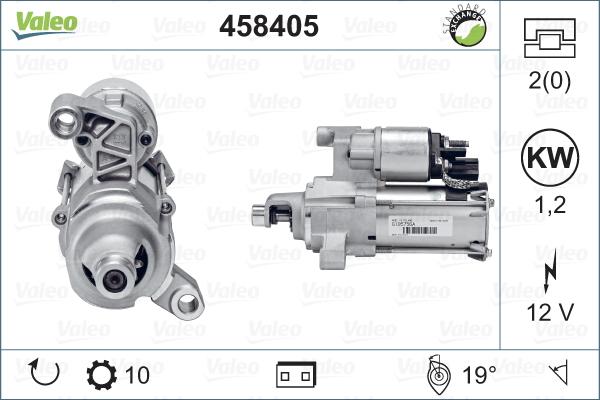 Valeo 458405 - Starteris www.autospares.lv