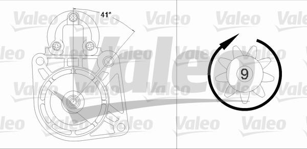 Valeo 458195 - Starteris www.autospares.lv