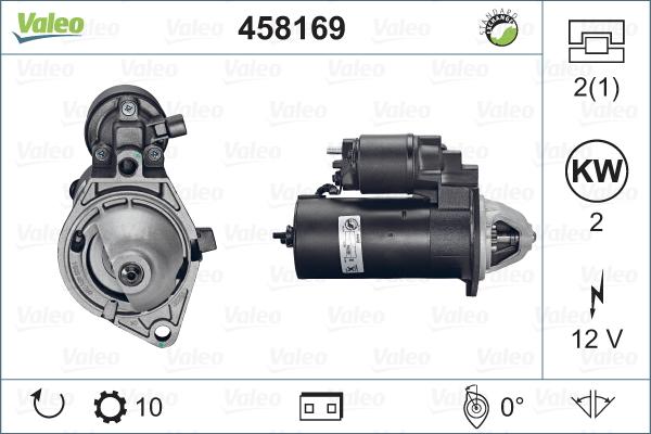 Valeo 458169 - Starteris www.autospares.lv