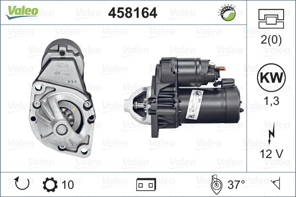 Valeo 458164 - Стартер www.autospares.lv