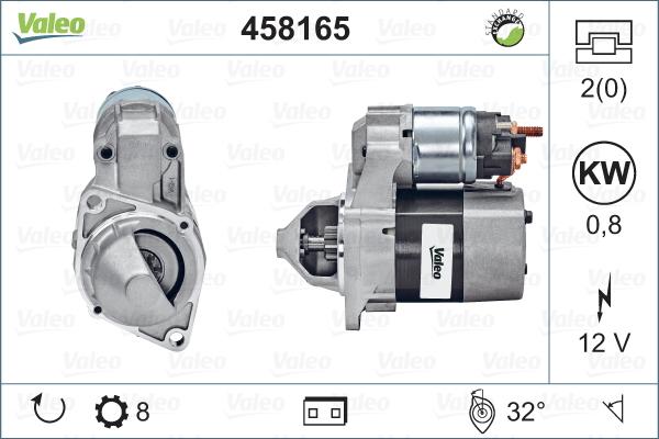 Valeo 458165 - Starteris autospares.lv