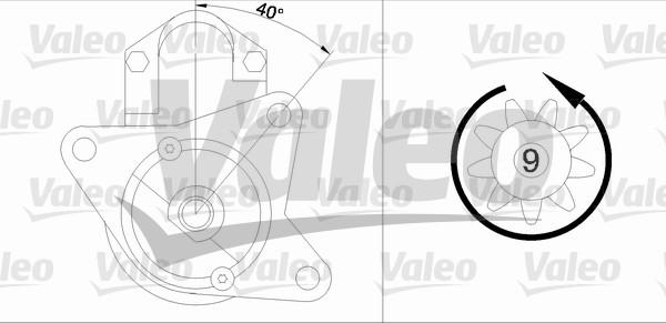 Valeo 458168 - Starter www.autospares.lv