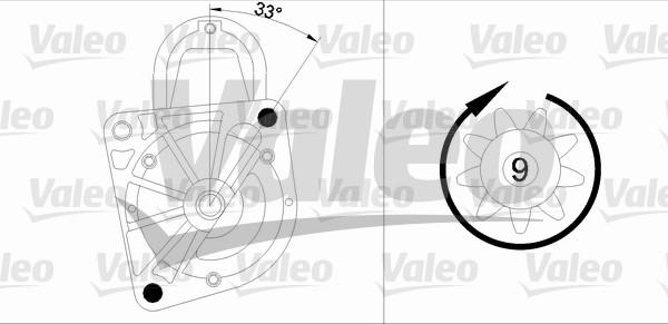 Valeo 458163 - Starteris autospares.lv