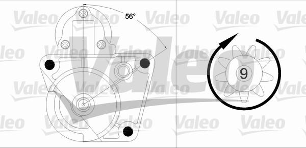 Valeo 458189 - Starteris www.autospares.lv