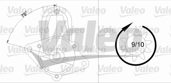 Valeo 458188 - Starter www.autospares.lv