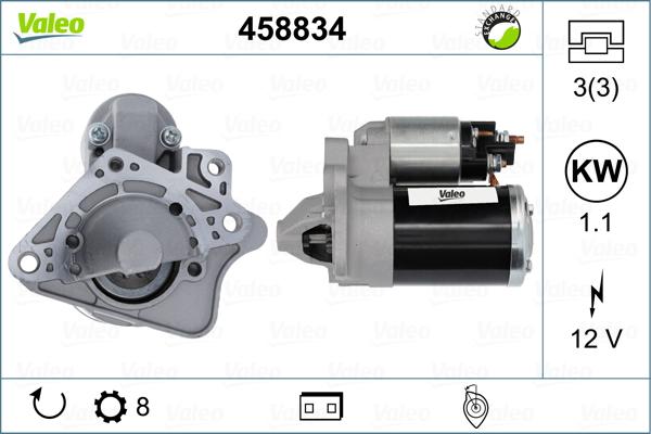 Valeo 458834 - Starter www.autospares.lv