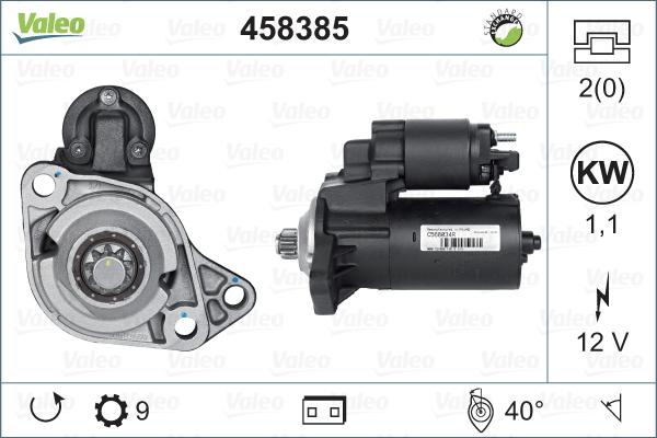 Valeo 458385 - Starter www.autospares.lv